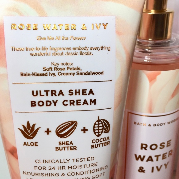 ROSE WATER & IVY 3 piece set - Picture 2 of 2